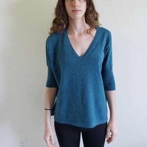 Marguerite by KATHRYN MCCARRON  Paper Thin 100%‎ Cashmere Sweater size Small